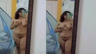 Viral sexy figure nude pics and video before mirror