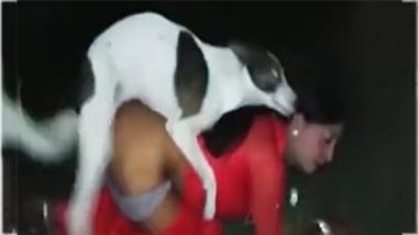 Indian Fucking Dog Porn - Desi Aunty Fuck With Dog In A Outdoors indian sex video